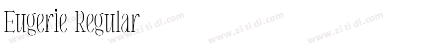 Eugerie Regular字体转换